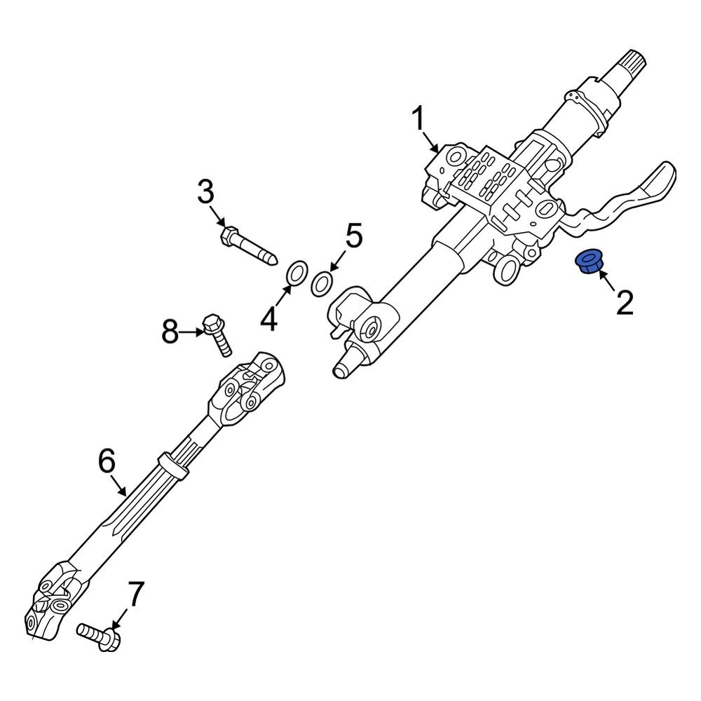 Kia OE 1338108003 Steering Column Nut