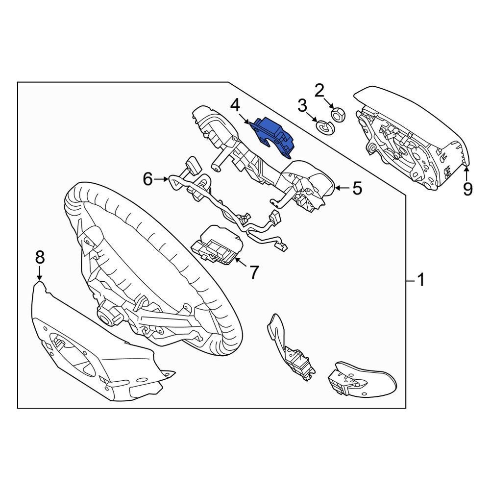 Kia OE 562003R100 Steering Wheel Damper