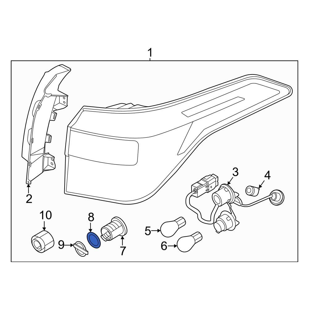Kia OE 92125CG050 Tail Light Socket Gasket