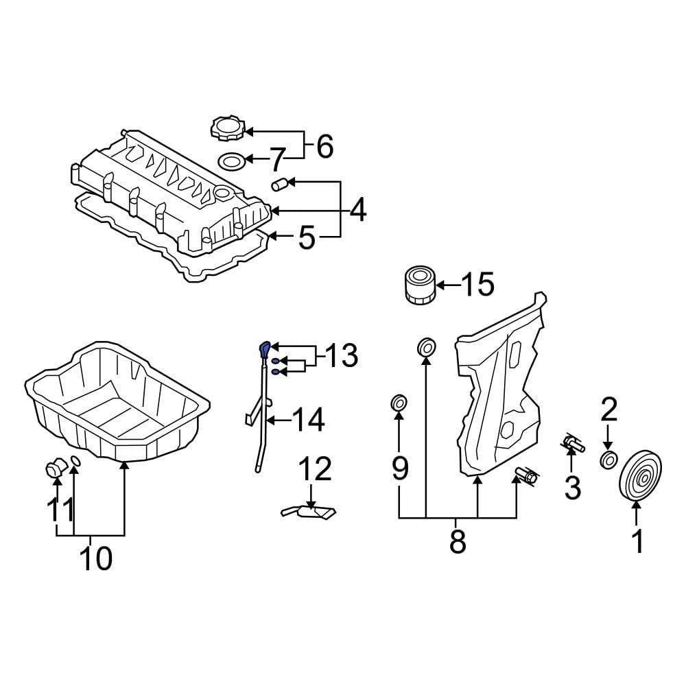 Kia OE 266112G020 - Engine Oil Dipstick