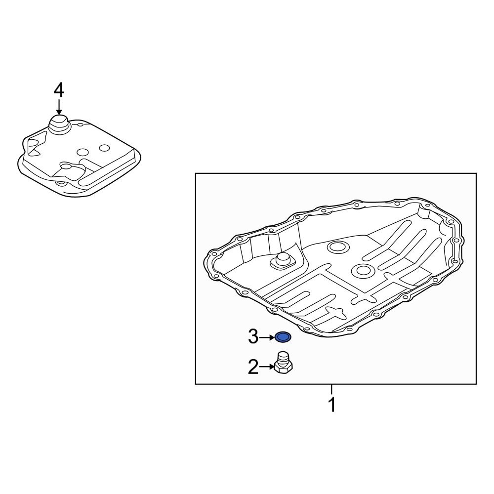Kia OE 4532339000 Automatic Transmission Drain Plug Gasket