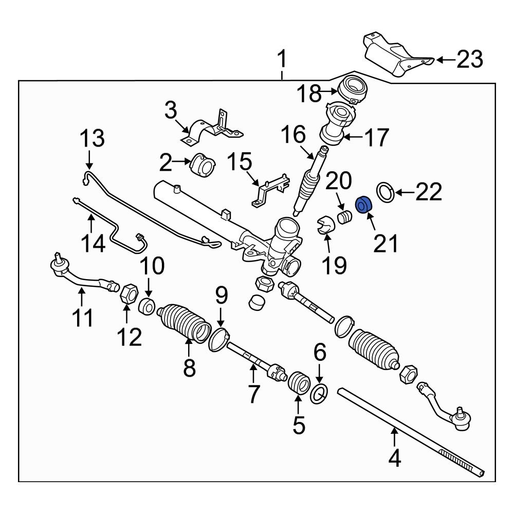 Kia OE 5773724000 Front Rack and Pinion Drain Plug