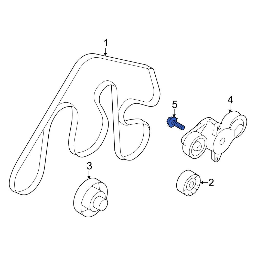 Kia OE 1140308286K Automatic Transmission Oil Cooler Thermostat Bolt