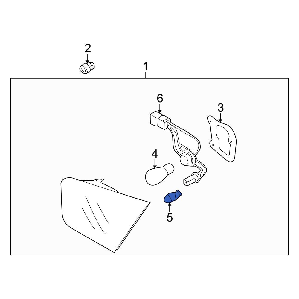 Kia OE 1864427088L Brake Light Bulb
