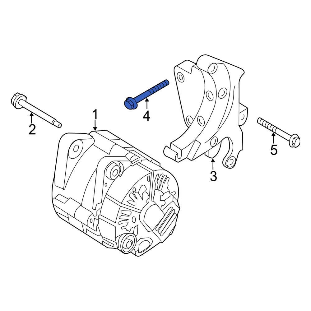 Kia OE 1140308407B Alternator Adjusting Bracket Bolt