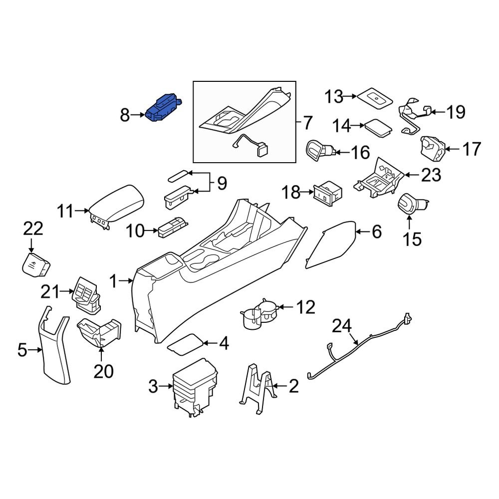 Kia OE 93600G5100 Electronic Parking Brake Control Switch