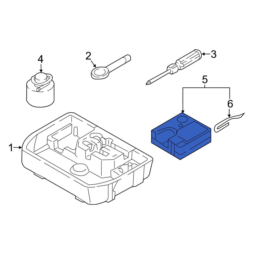 Kia OE 52933D4000 Tire Repair Kit