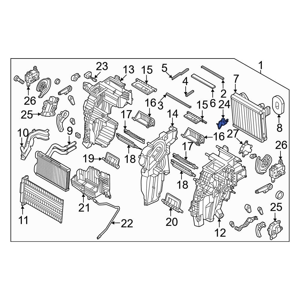 Kia OE 97143J9000 A/C Evaporator Temperature Sensor
