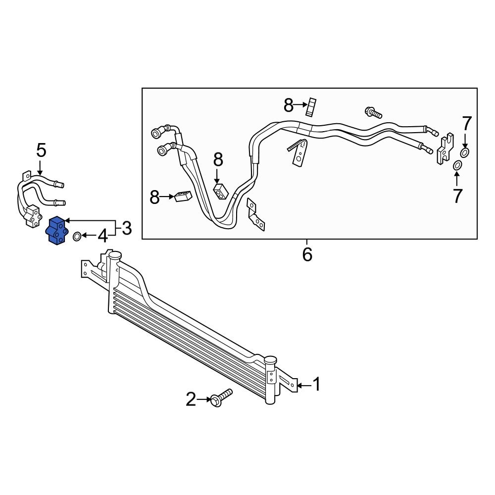 Kia OE 25630D2000 Automatic Transmission Oil Cooler Control Valve