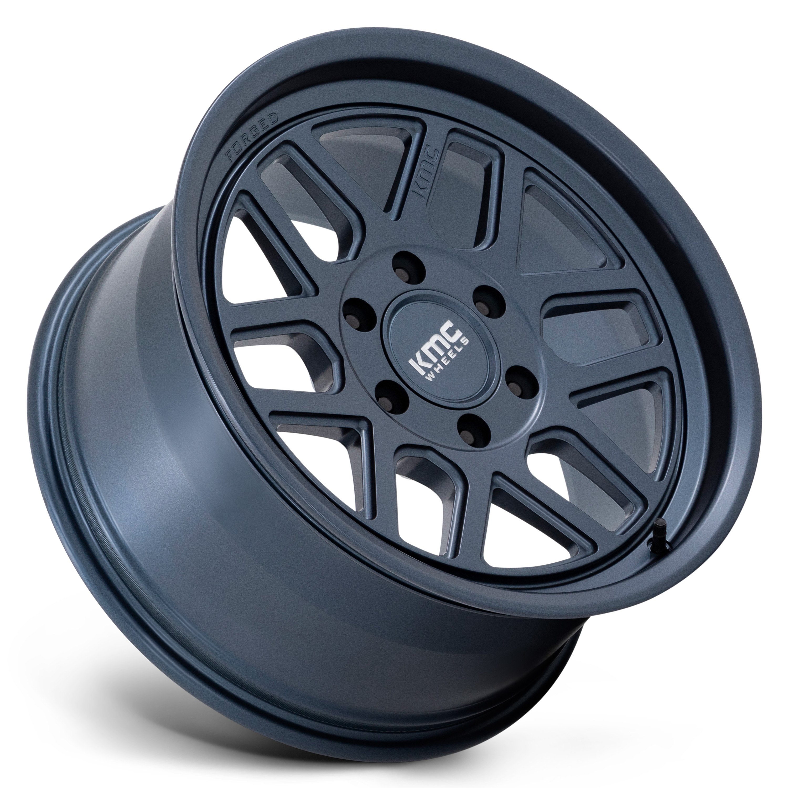 KMC® KM451 MESA FORGED MONOBLOCK Wheels - Metallic Blue Rims ...