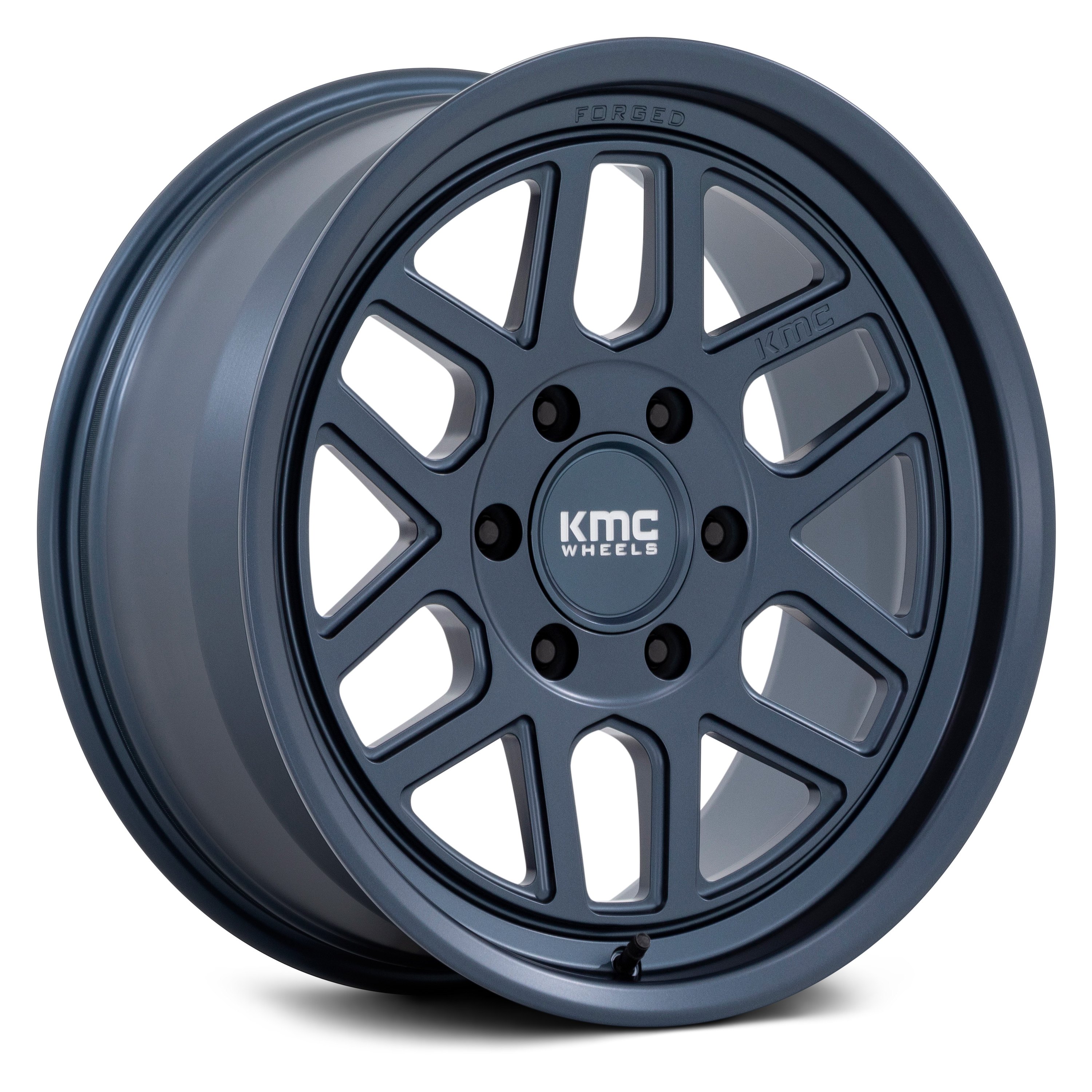 KMC® KM451 MESA FORGED MONOBLOCK Wheels - Metallic Blue Rims ...