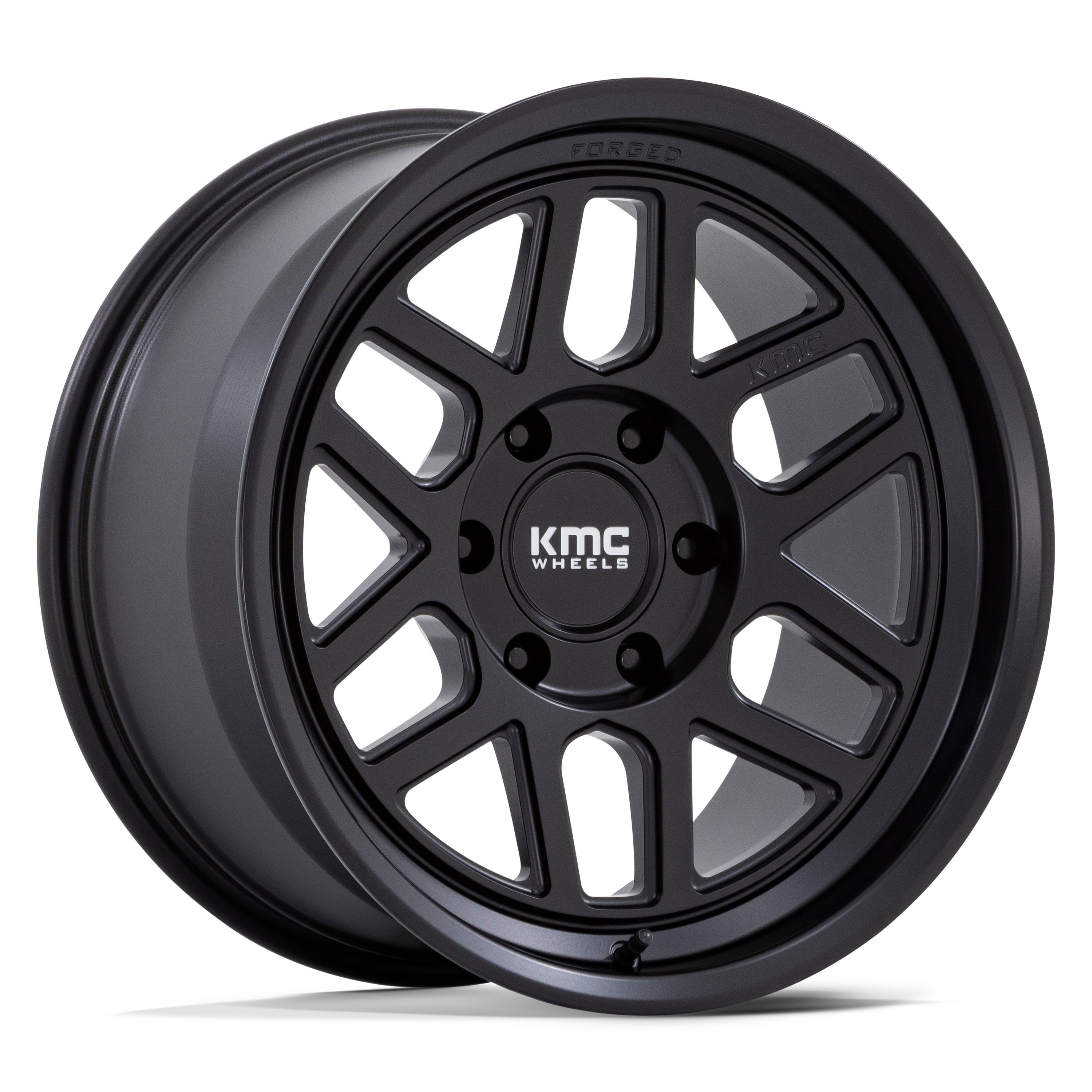 KMC® KM451 MESA FORGED MONOBLOCK Wheels - Satin Black Rims ...