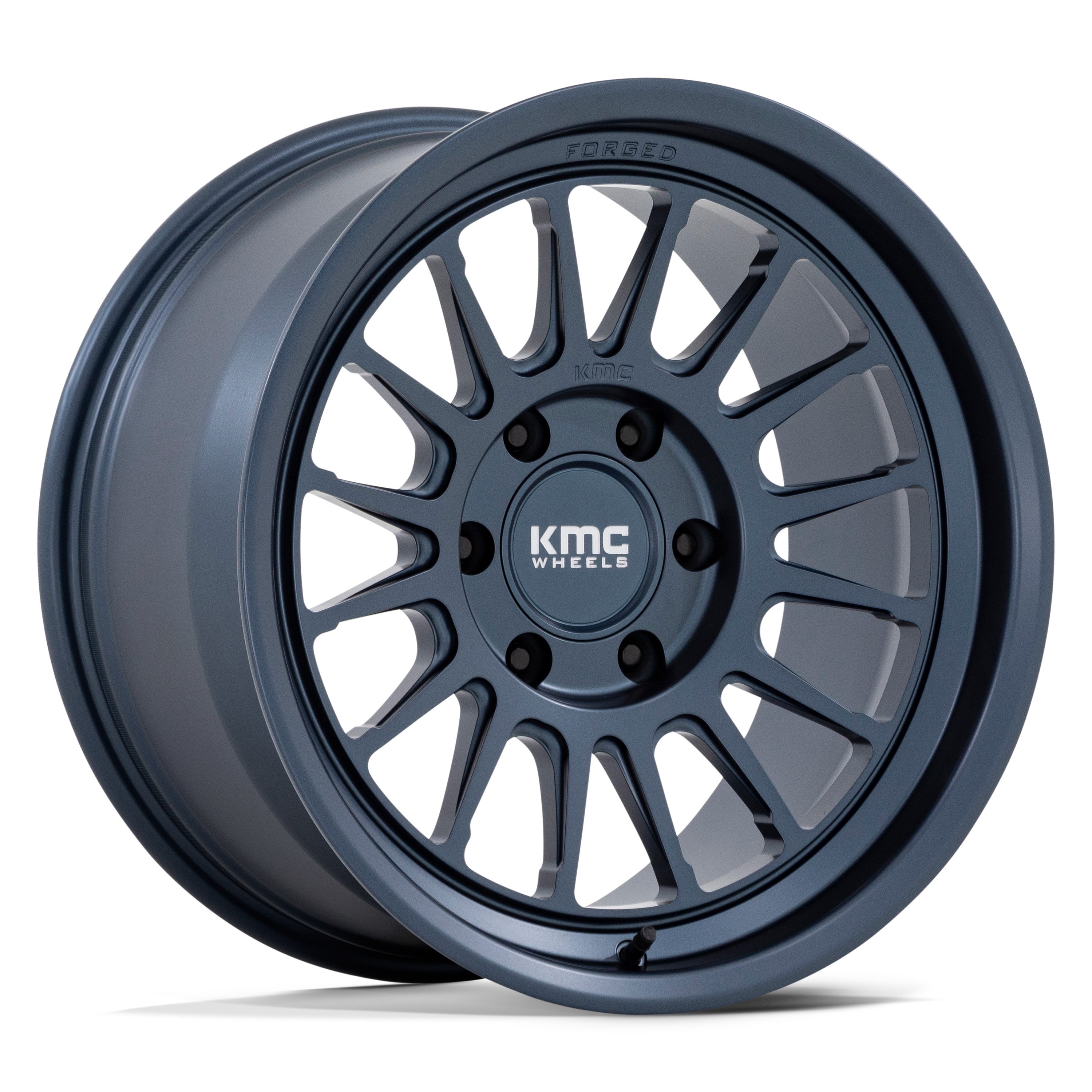 KMC® KM452 IMPACT FORGED MONOBLOCK Wheels - Metallic Blue Rims ...