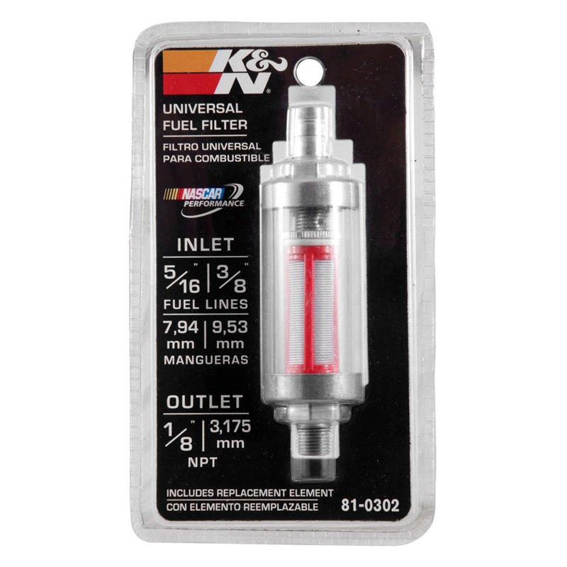 K&N® 810302 Clear View Fuel Filter