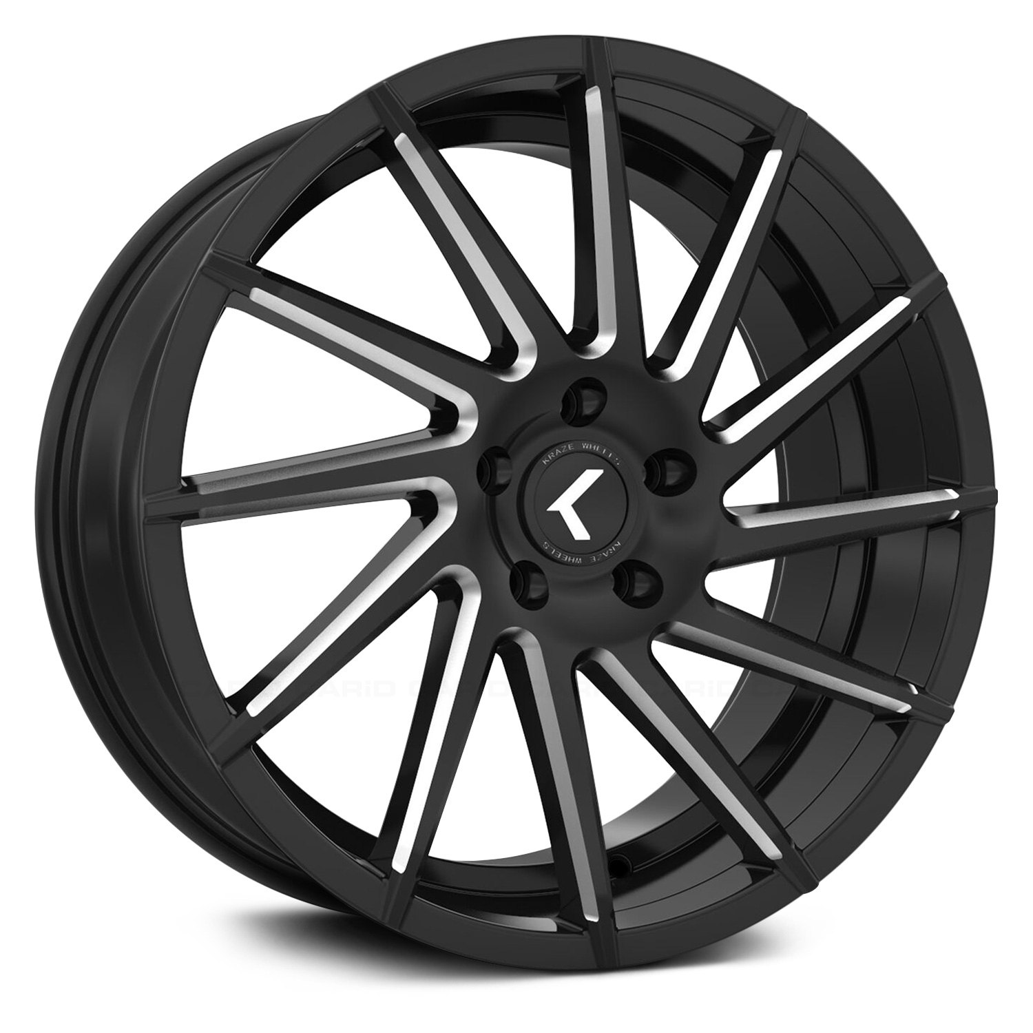 Kraze 181 SPINNER Wheel 20x8.5 (40, 5x120.65, 74.1) Black Single Rim.
