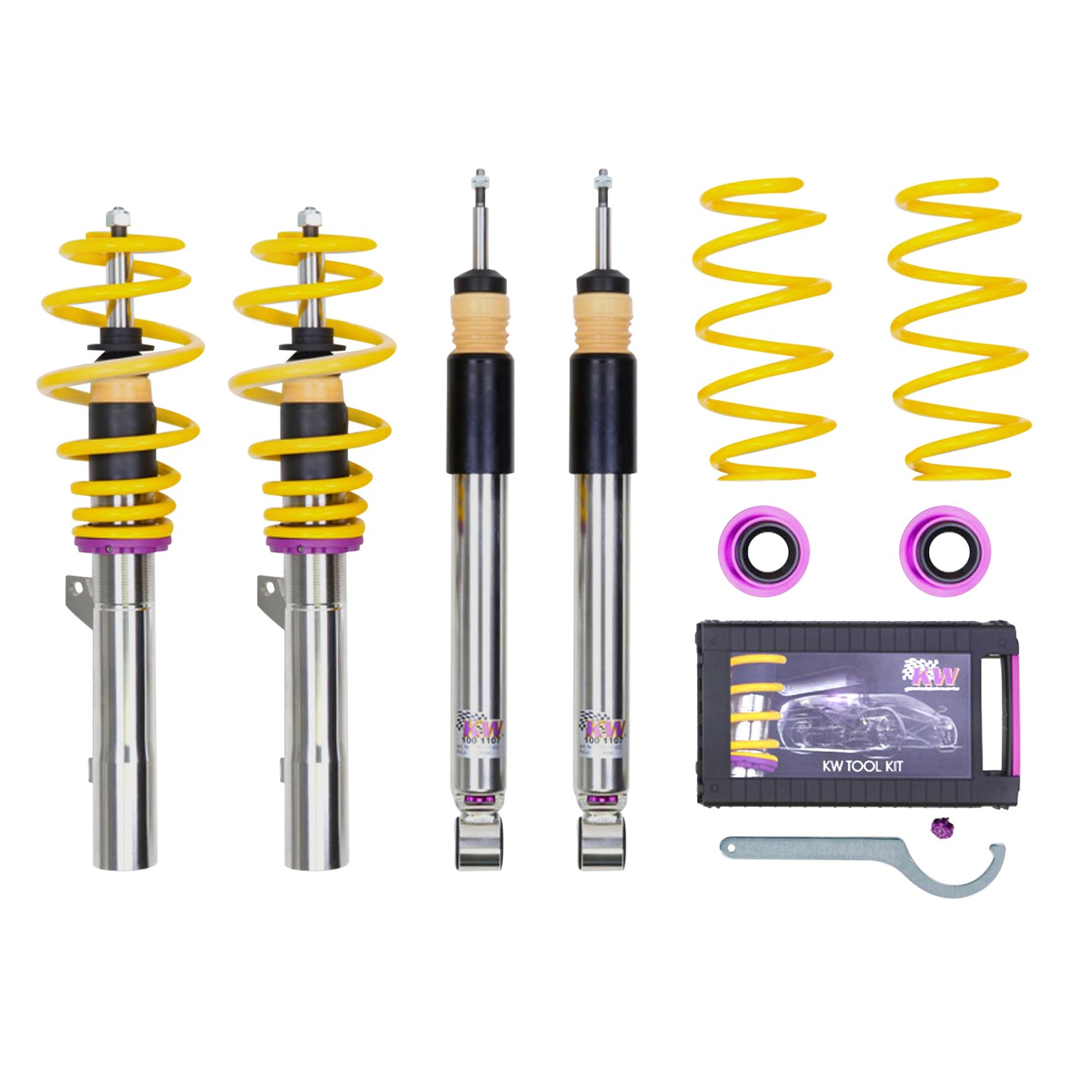 KW Suspensions® Alfa Romeo Giulia AWD 2018 1.2"2" x 1.4"2.2" V3