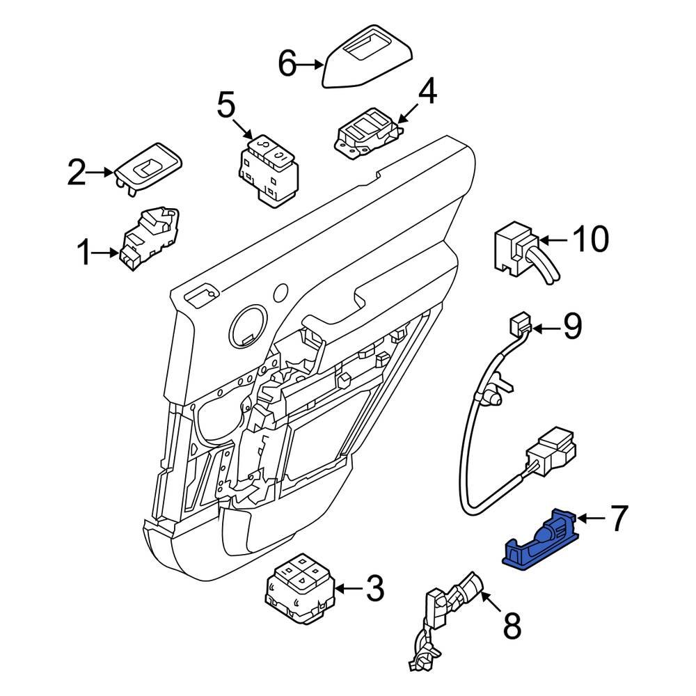 Land Rover OE XDC000071 - Front Courtesy Light