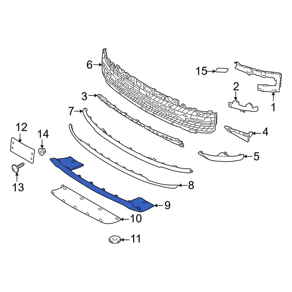 Land Rover OE LR150984 Front Valance Panel