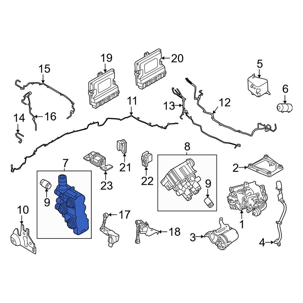Land Rover OE LR153321 Front Suspension SelfLeveling Valve