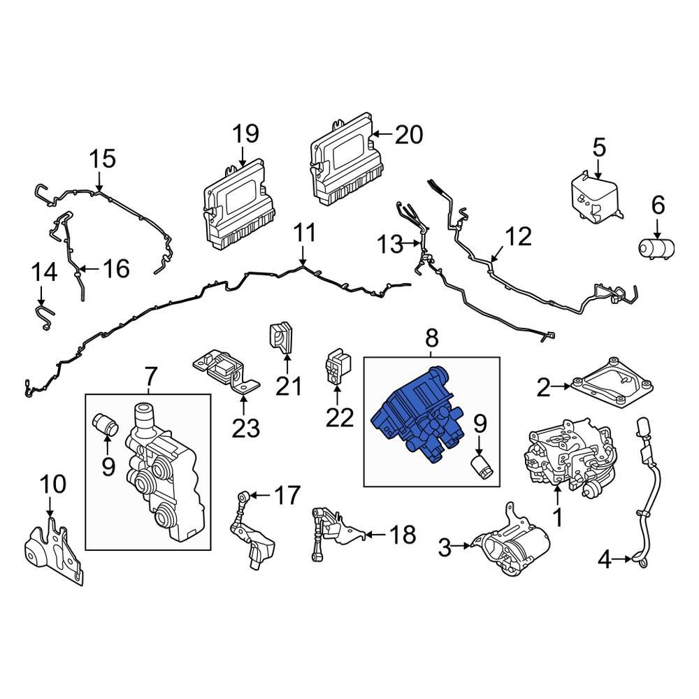 Land Rover OE LR153323 Rear Suspension SelfLeveling Valve