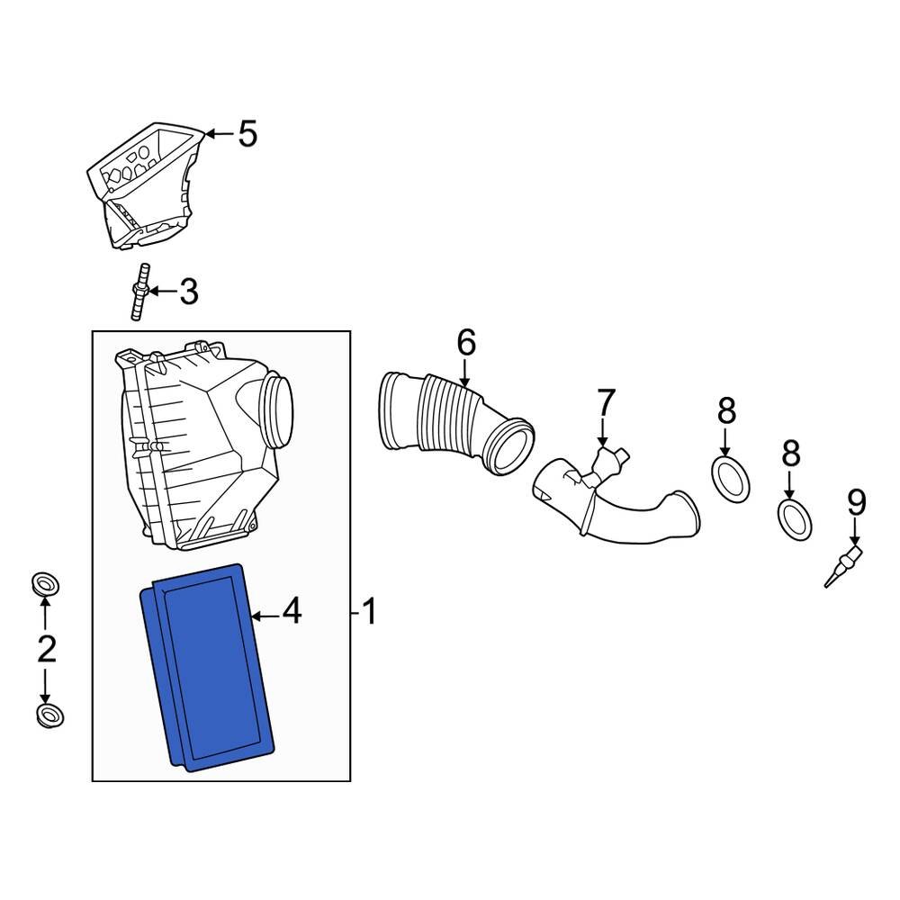 Land Rover OE LR152100 Engine Air Filter