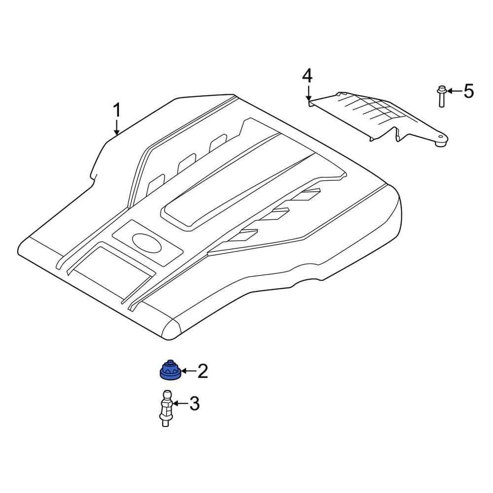 Land Rover OE LR159706 Engine Cover Grommet