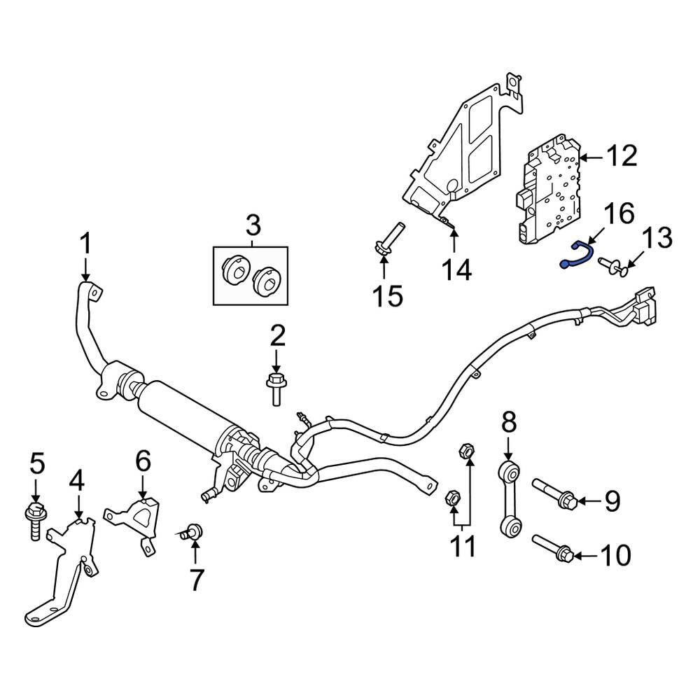 Land Rover OE LR153870 Air Suspension Module Connector