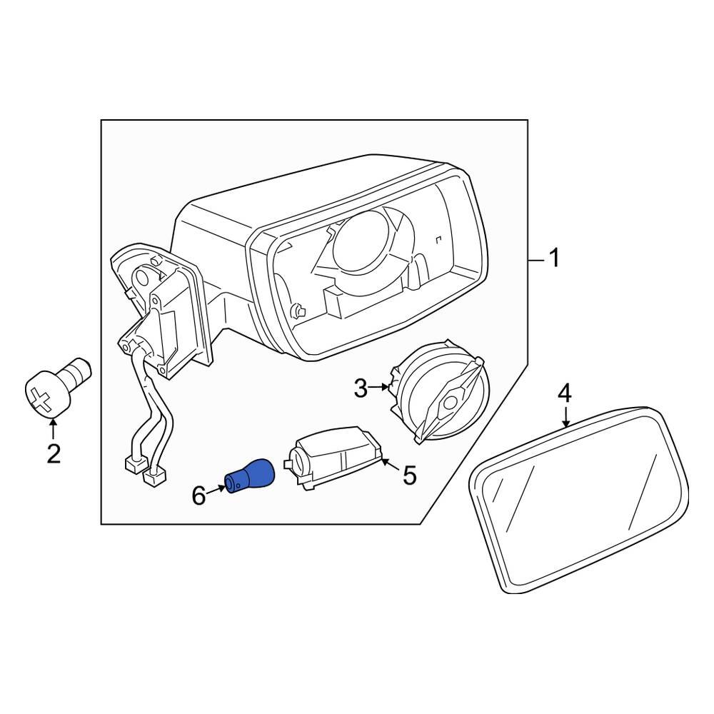 Land Rover OE CTY500011 Courtesy Light Bulb