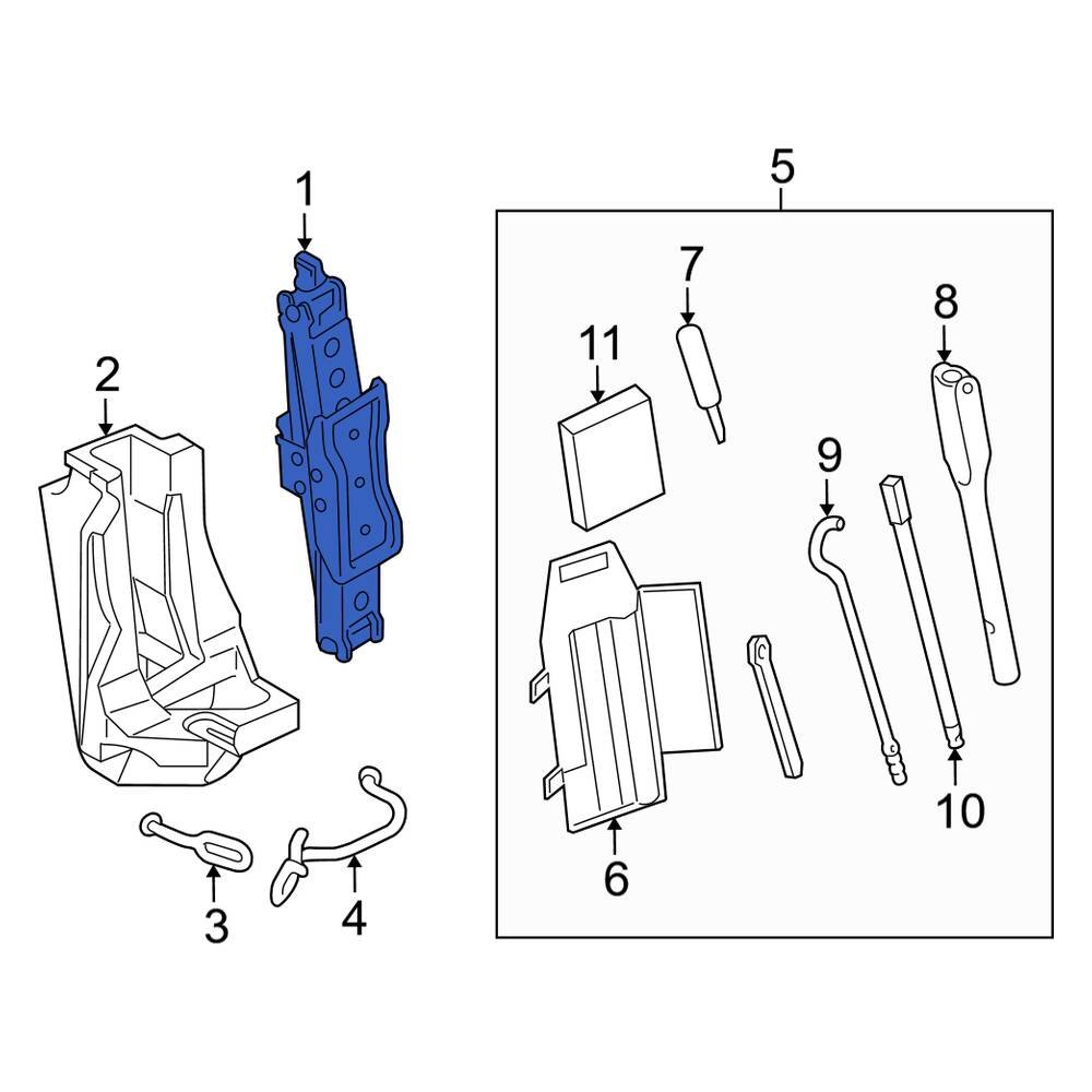 Land Rover OE LR031653 Floor Jack