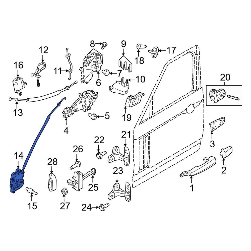 land-rover-oe-lr108980-front-door-lock-actuator-motor