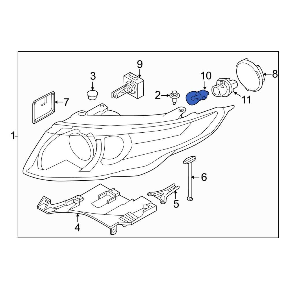 Land Rover OE LR044460 Tail Light Bulb