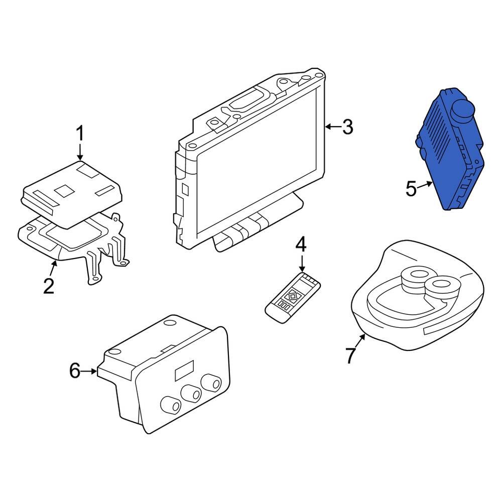 Land Rover OE LR093599 - Radio Amplifier