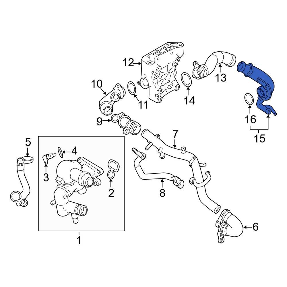 land-rover-oe-lr118386-engine-coolant-pipe