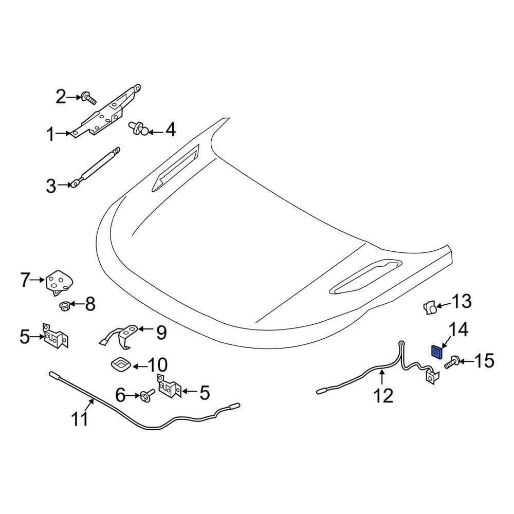 Land Rover OE LR133714 - Front Hood Release Handle