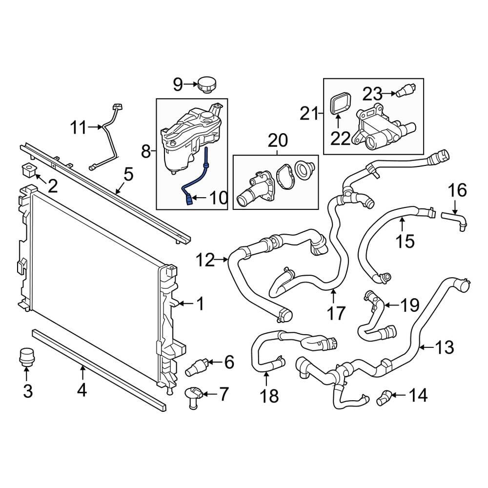 Land Rover OE LR000930 - Engine Coolant Level Sensor