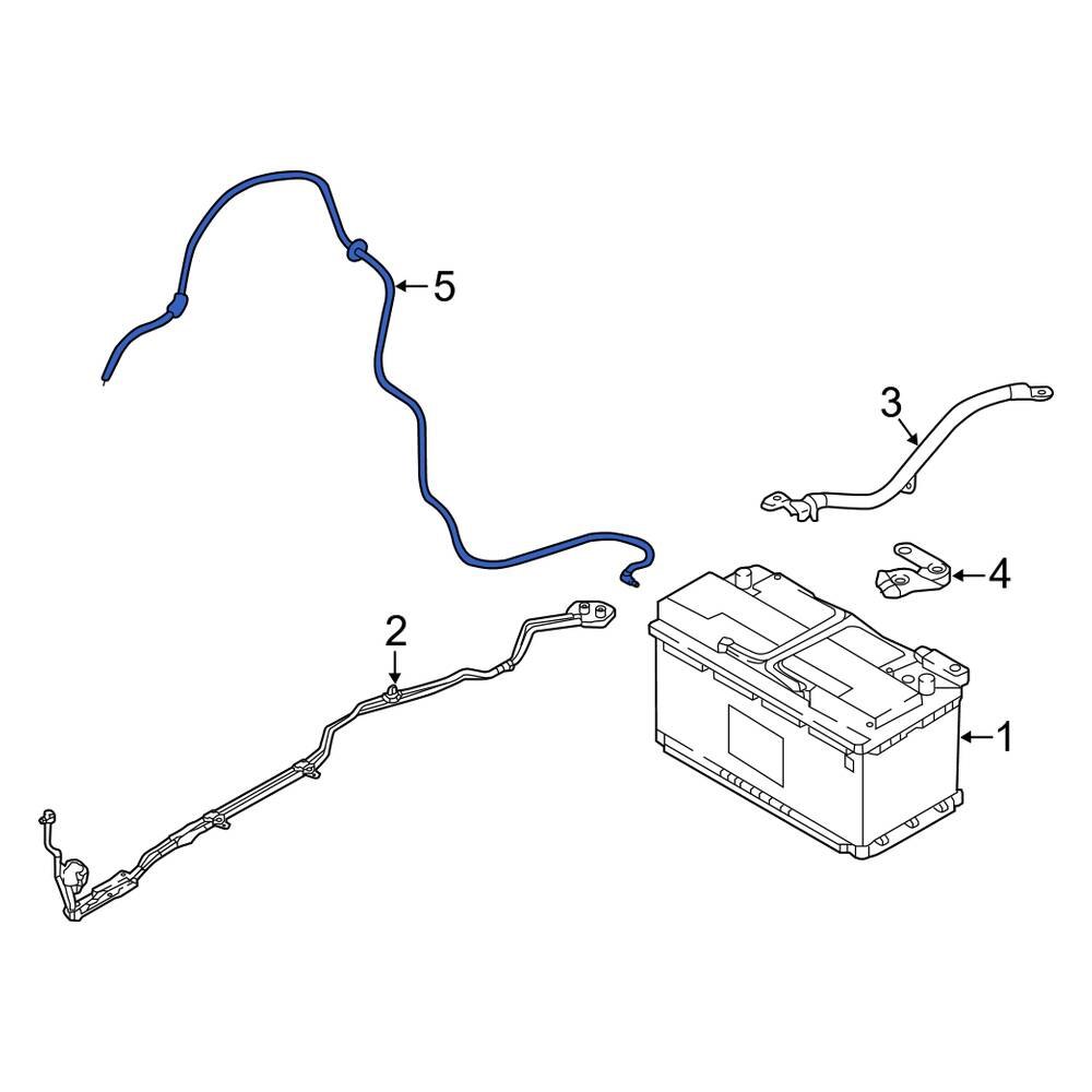 Land Rover OE LR091097 Battery Vent Tube
