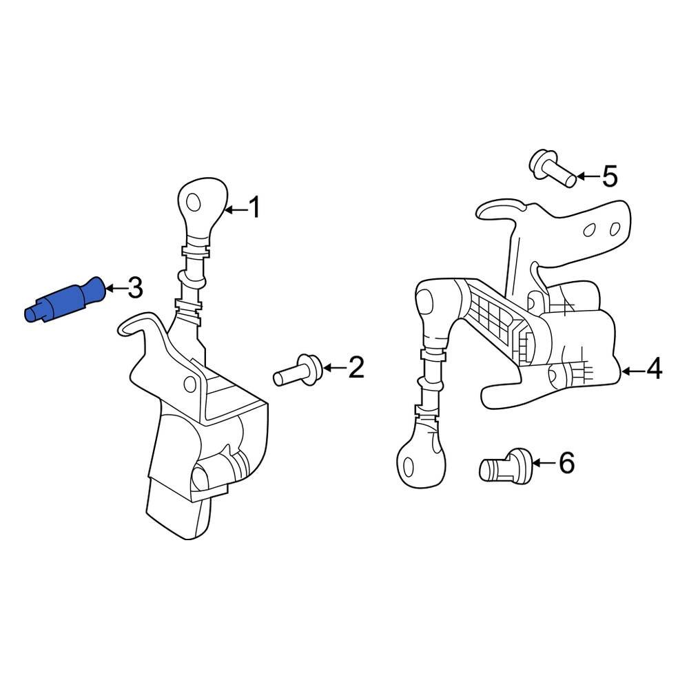 Land Rover OE LR090686 Front Suspension Ride Height Sensor Guide Pin