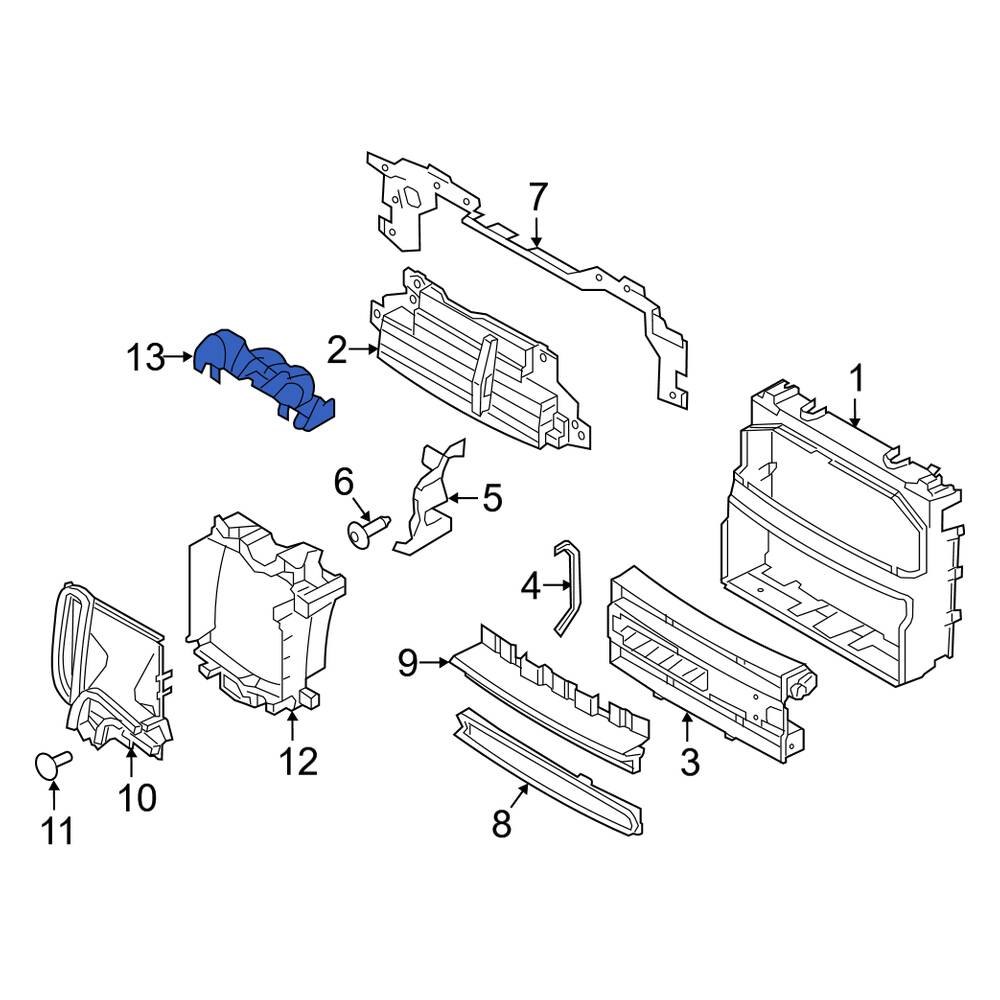 Land Rover OE LR117094 - Radiator