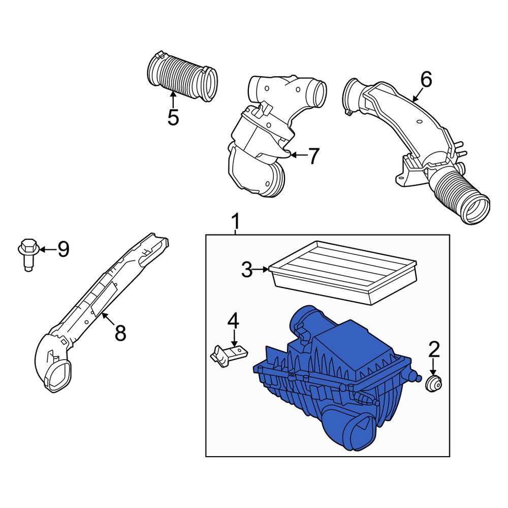 Land Rover Oe Lr Left Air Filter And Housing Assembly