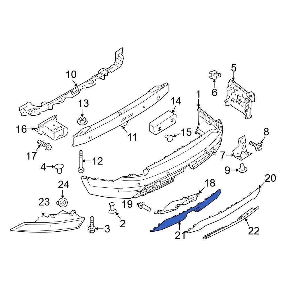 Land Rover OE LR142609 Rear Valance Panel