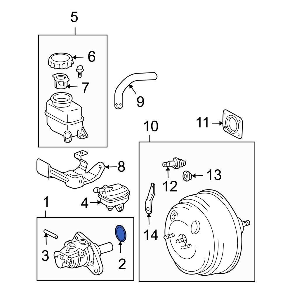 Lexus OE 9002920059 Power Brake Booster Gasket