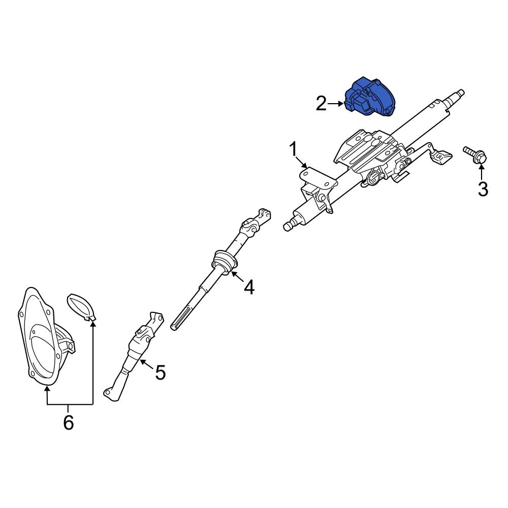 Lexus OE 4502004050 Steering Column Lock