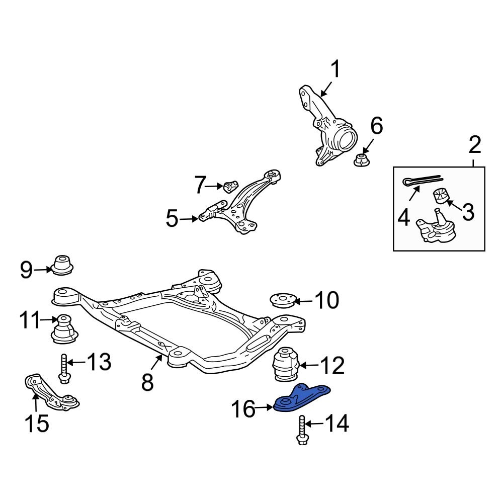 engine cradle replacement