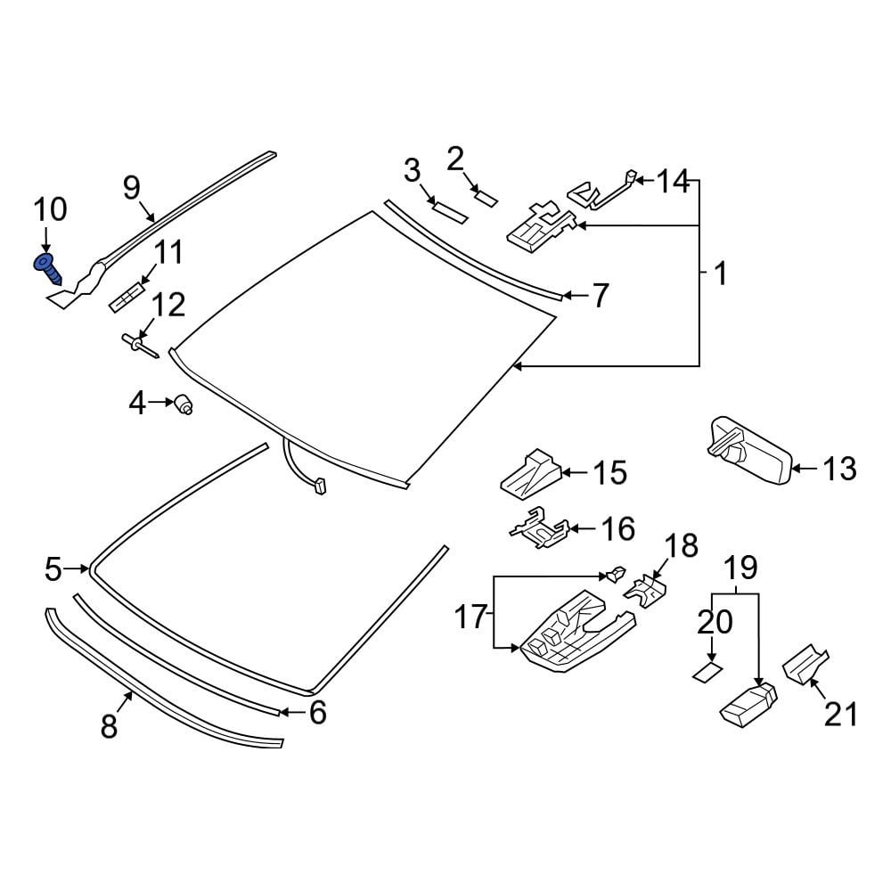 Lexus OE 9046708180 - Fender Liner Retainer