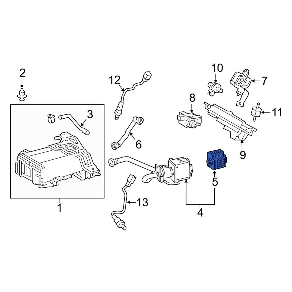 Lexus OE 90910AF006 Evaporative Emissions System Leak Detection Pump