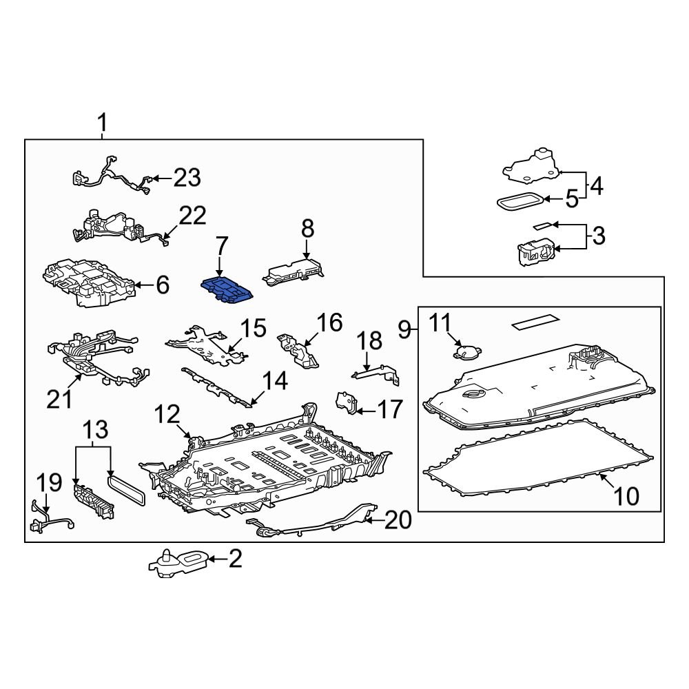 Lexus OE 8989242040 Drive Motor Battery Voltage Sensor