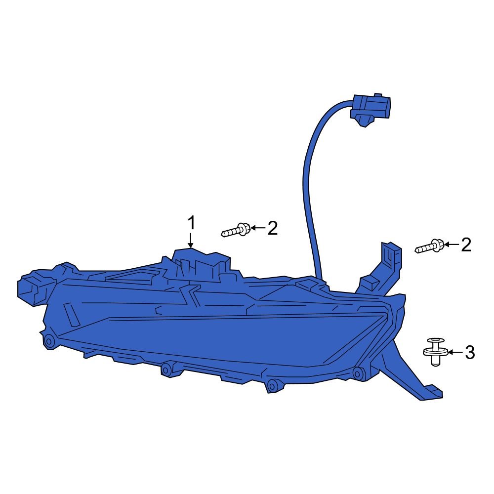 Lexus OE 8121048070 - Front Right Fog Light