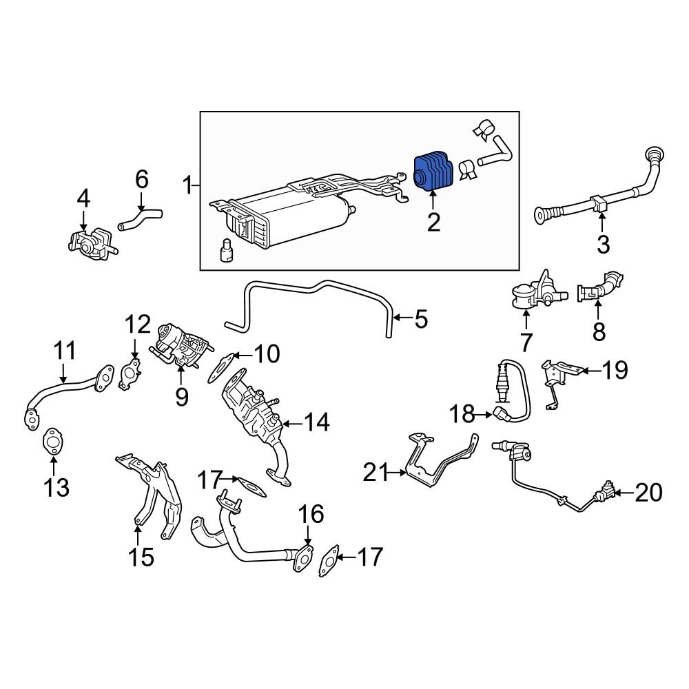 Lexus OE 90910AF006 Evaporative Emissions System Leak Detection Pump