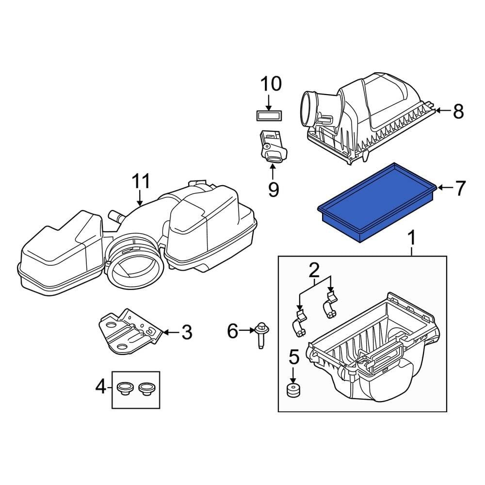 Lincoln OE 7T4Z9601A - Air Filter