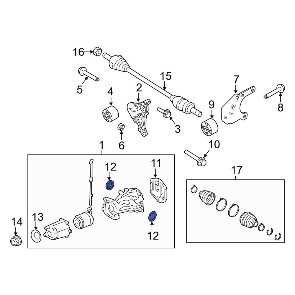 Lincoln OE CV6Z4B416D CV Axle Shaft Seal